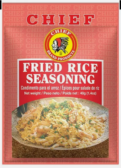 Chief Brand Fish, Fried Rice, Chow Mein and Cook-Up Seasoning 40g (4 pack)