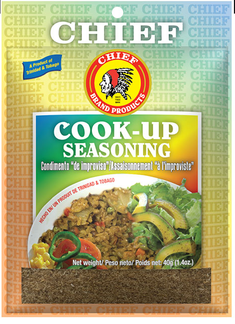 Chief Brand Fish, Fried Rice, Chow Mein and Cook-Up Seasoning 40g (4 pack)