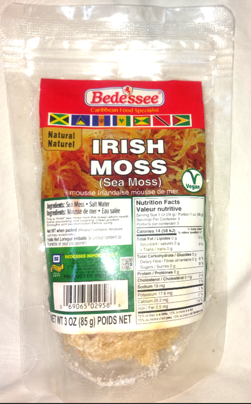 Bedessee Irish Moss 3oz